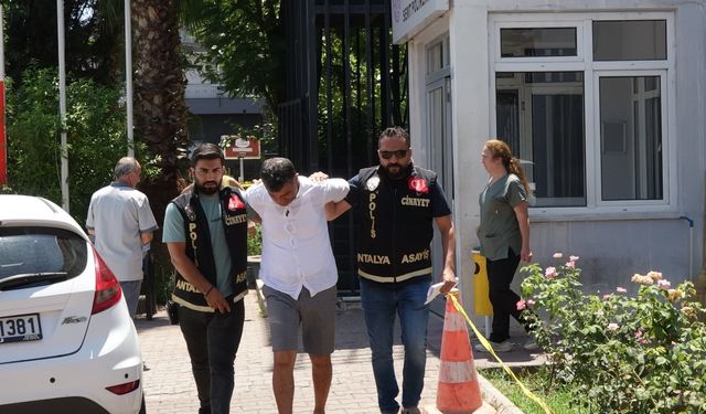 Antalya'da parkta bir kişinin ölümüne ilişkin 1 zanlı yakalandı