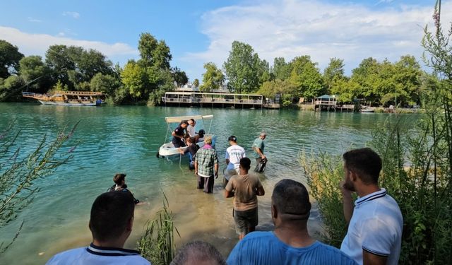 Antalya'da yüzmek için ırmağa giren kişi boğuldu