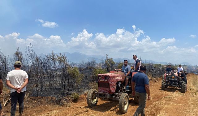 GÜNCELLEME - Antalya'da çıkan orman yangını kontrol altına alındı