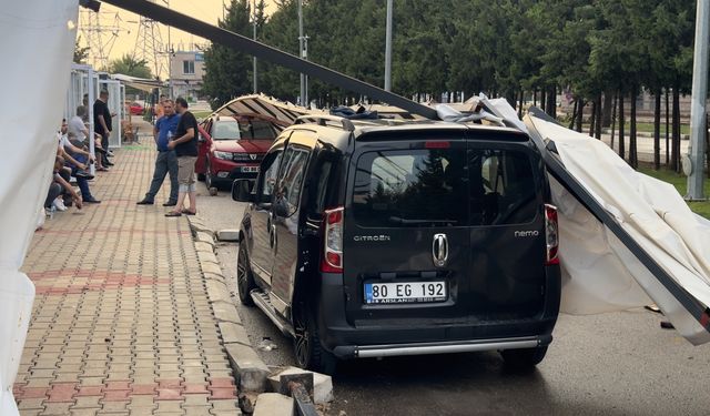 GÜNCELLEME - Osmaniye'de sağanak ve şiddetli rüzgar etkili oldu