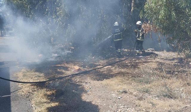 Hatay'da otluk alanda çıkan yangın söndürüldü