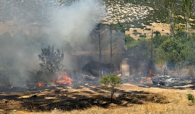 Isparta'da bağ evinde çıkan yangında 1 kişi yaralandı