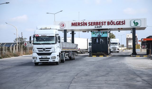 Mersin Serbest Bölgesi'nin 6 aylık ticaret hacmi 1,8 milyar dolara ulaştı