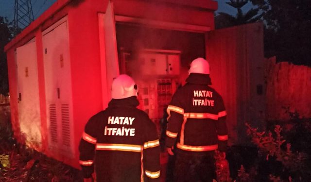 Payas'ta çıkan trafo yangını söndürüldü