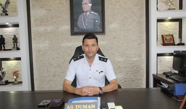 Serik İlçe Jandarma Komutanı Üsteğmen Duman görevine başladı