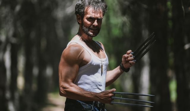 "Yerli Wolverine" verdiği pozlarla film sahnelerini aratmıyor