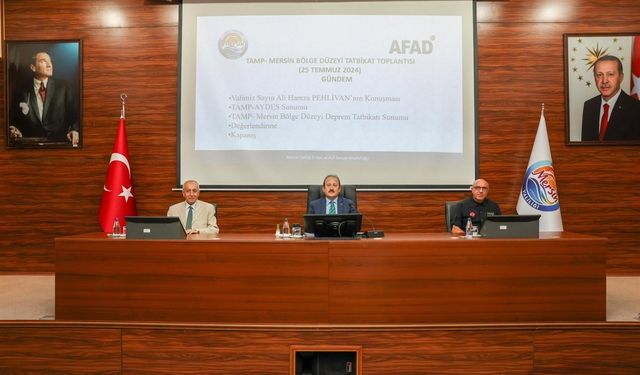 Mersin deprem tatbikatına hazırlanıyor