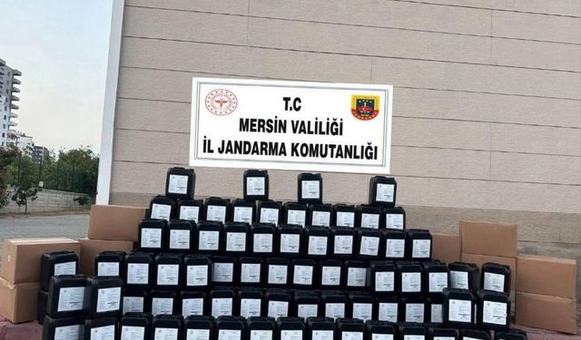 Mersin’de sahte içki üreten 2 şüpheli yakalandı