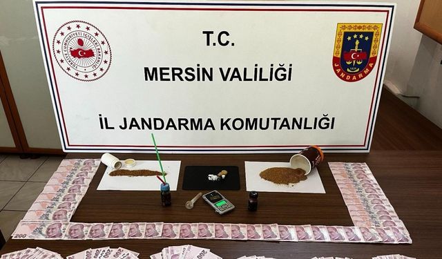 Mersin’de uyuşturucu operasyonu: 4 gözaltı