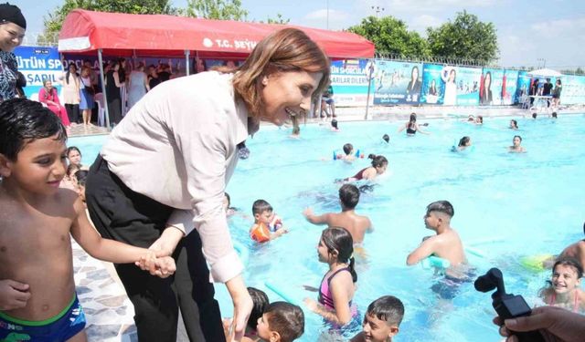 Seyhan Belediyesi yüzme havuzları ilgi görüyor