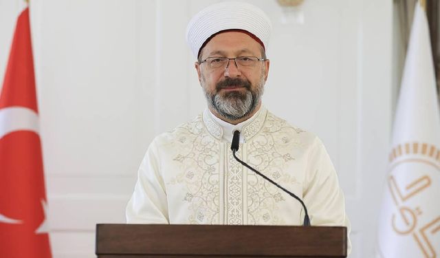 Ali Erbaş: İslam'a ve insanlığa hizmet etmek en büyük idealimiz