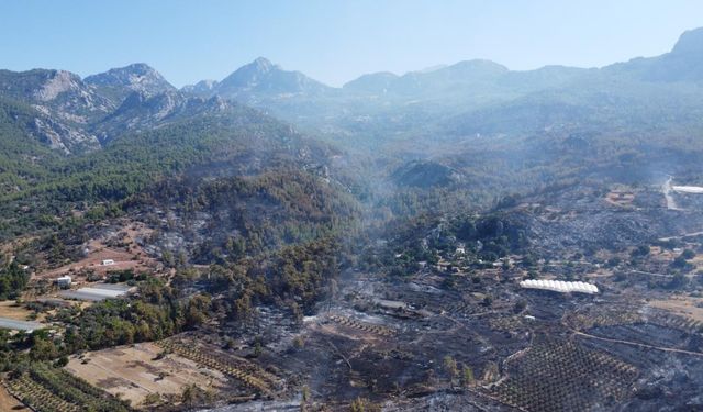 Antalya'da ormanlık alanda çıkan yangın kontrol altına alındı