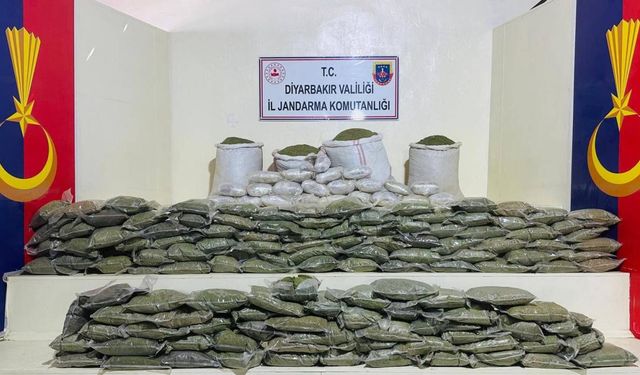 Diyarbakır'da 285 kilo uyuşturucu ele geçirildi