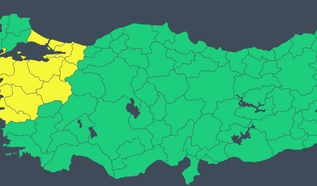 Meteoroloji'den 11 il için 'sarı' kodlu uyarı