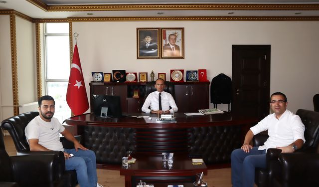 Yeşil Afşin'den Kaymakam Sarıdoğan’a Hayırlı Olsun Ziyareti