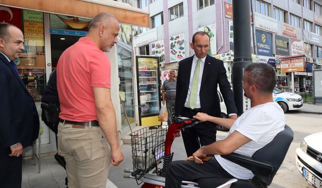 Göreve Yeni Başlayan Kaymakam’dan Esnaflara Ziyaret