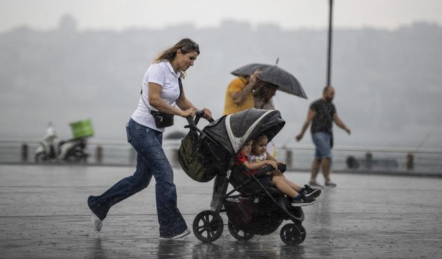 İstanbul için sağanak uyarısı