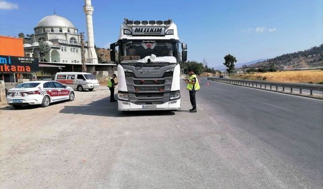 Kahramanmaraş’ta Eş Zamanlı Trafik Denetimi