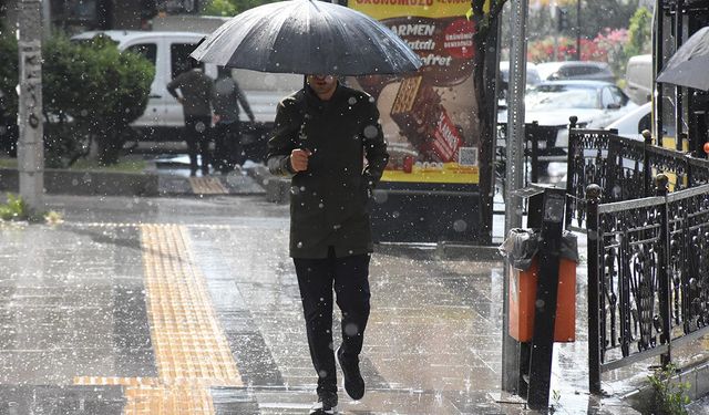 İç Batı Anadolu için gök gürültülü sağanak uyarısı