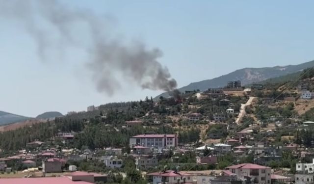 Kahramanmaraş'ta yangın çıktı