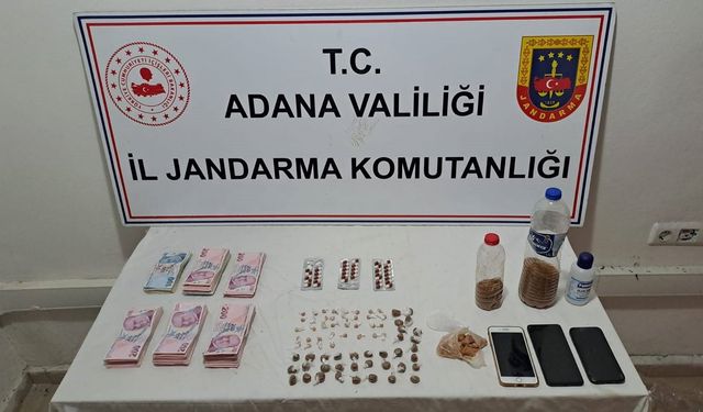 Adana'da 219 gram bonzai ele geçirilirken olayla ilgili 4 şüpheli yakalandı