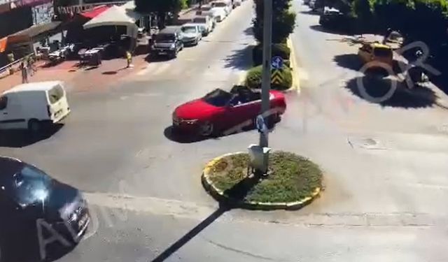 Alanya'da drift atan ehliyetsiz sürücüye ceza yağdı