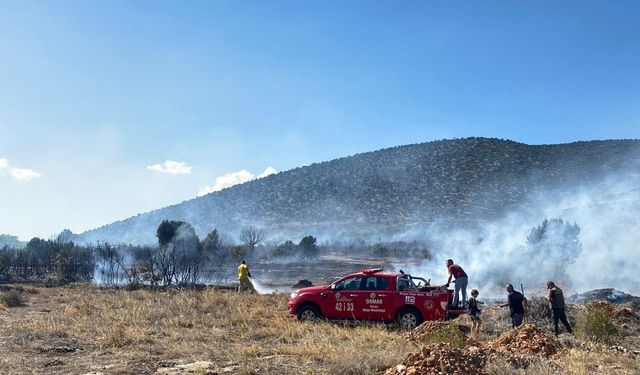 Isparta'da çıkan orman yangını kontrol altına alındı