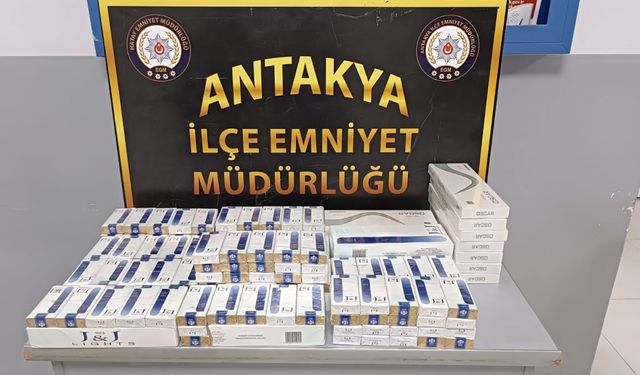 Hatay'da 850 paket kaçak sigara ele geçirildi