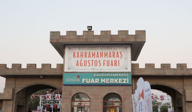 "Kahramanmaraş Uluslararası Geleneksel Ağustos Fuarı" açıldı