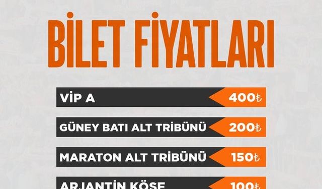 Adanaspor - Esenler Erokspor maçı biletleri satışa çıktı