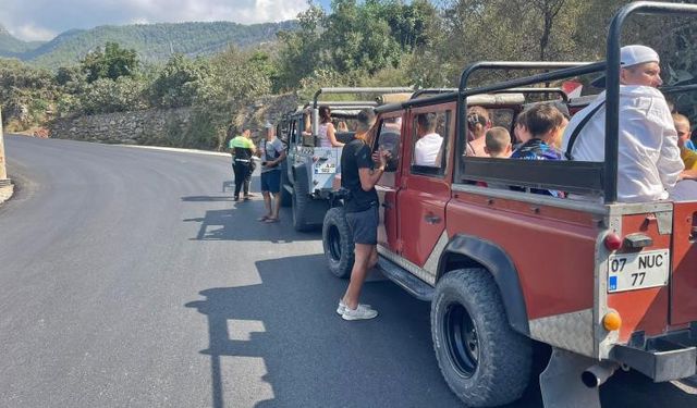 Alanya’da safari araçları denetlendi