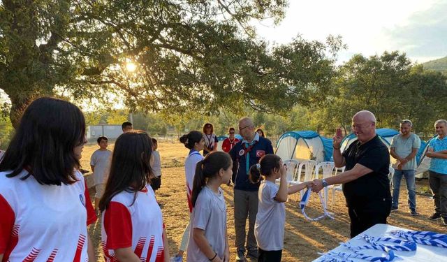 Büyükşehir izcileri Akseki’de izci kampı yaptı