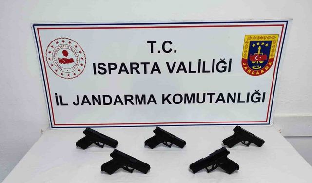 Isparta’da silah kaçakçılığı yapan şahıs tutuklandı