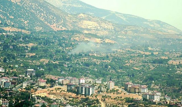 Kahramanmaraş’ta bahçe yangını