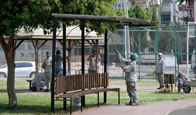 Kepez’in parkları yenilenerek konforlu ve güvenli hale geldi