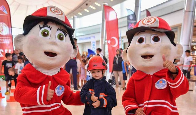 Mersin’de çocuklar hem eğlendi hem öğrendi