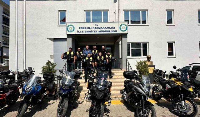 Motosiklet tutkunları kask kullanımına dikkat çekti