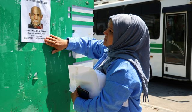 Sokak sokak herkese "Babamı gördünüz mü" diye soruyor