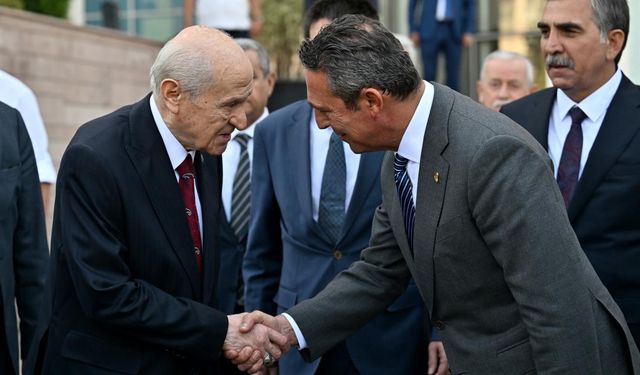 MHP Genel Başkanı Bahçeli, Ali Koç ile görüştü