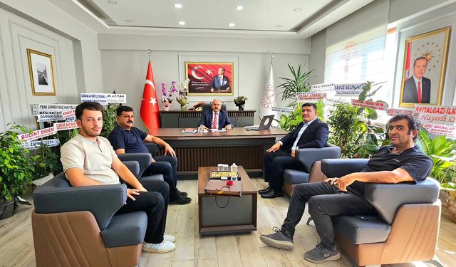 Milli Eğitim Müdürü Gezer’e Ziyaretler Devam Ediyor