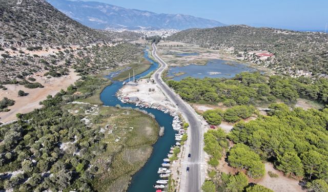 Myra Antik Kenti'nin limanı Andriake'de rengarenk buluş