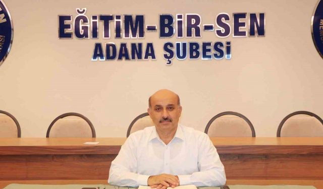 Eğitim-Bir-Sen Adana Şube Başkanı Sarıgeçeli: "Boykot ürünler kantinlerde yer almamalı"