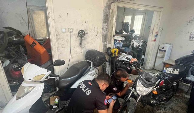 Hatay’da motosiklet tamircileri denetlendi