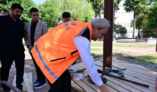 Mahalle sakinleri istedi, Şehit Ahmet Belen Parkı yenilendi