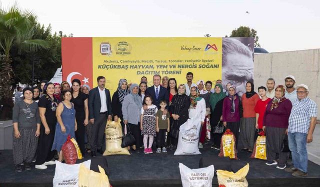 Mersin’de ’Hadi Gel Köyümüze Destek Verelim’ projesinde çarklar dönmeye başladı