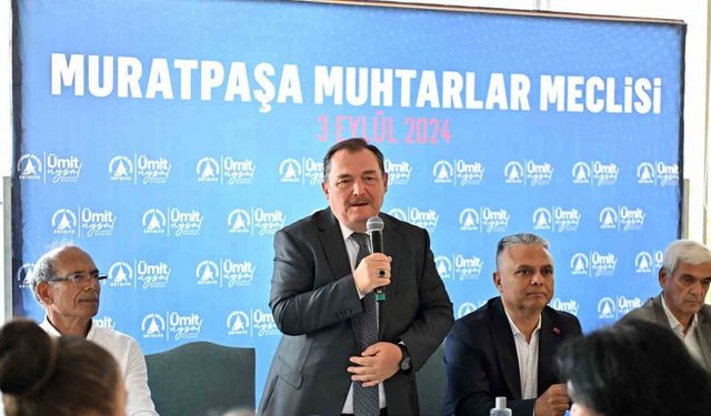 Muratpaşa’da muhtarlar meclisi toplandı