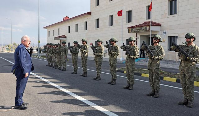 Bakan Güler, Bayburt'ta incelemelerde bulundu