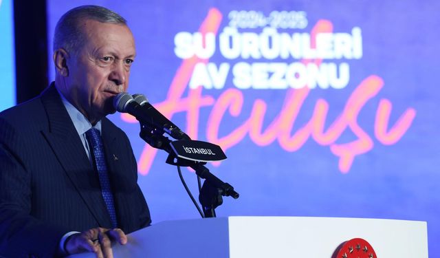 Cumhurbaşkanı Erdoğan: Sürdürülebilir balıkçılık için denizlerimizi korumamız gerekiyor