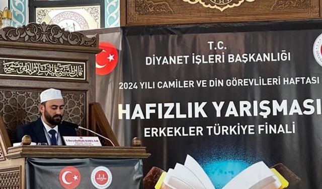 Hafızlık Yarışmasında Onikişubat’tan Türkiye’ye Birincilik Müjdesi