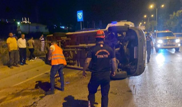 Kahramanmaraş’ta Servis Aracı Kaza Yaptı: 9 Yaralı